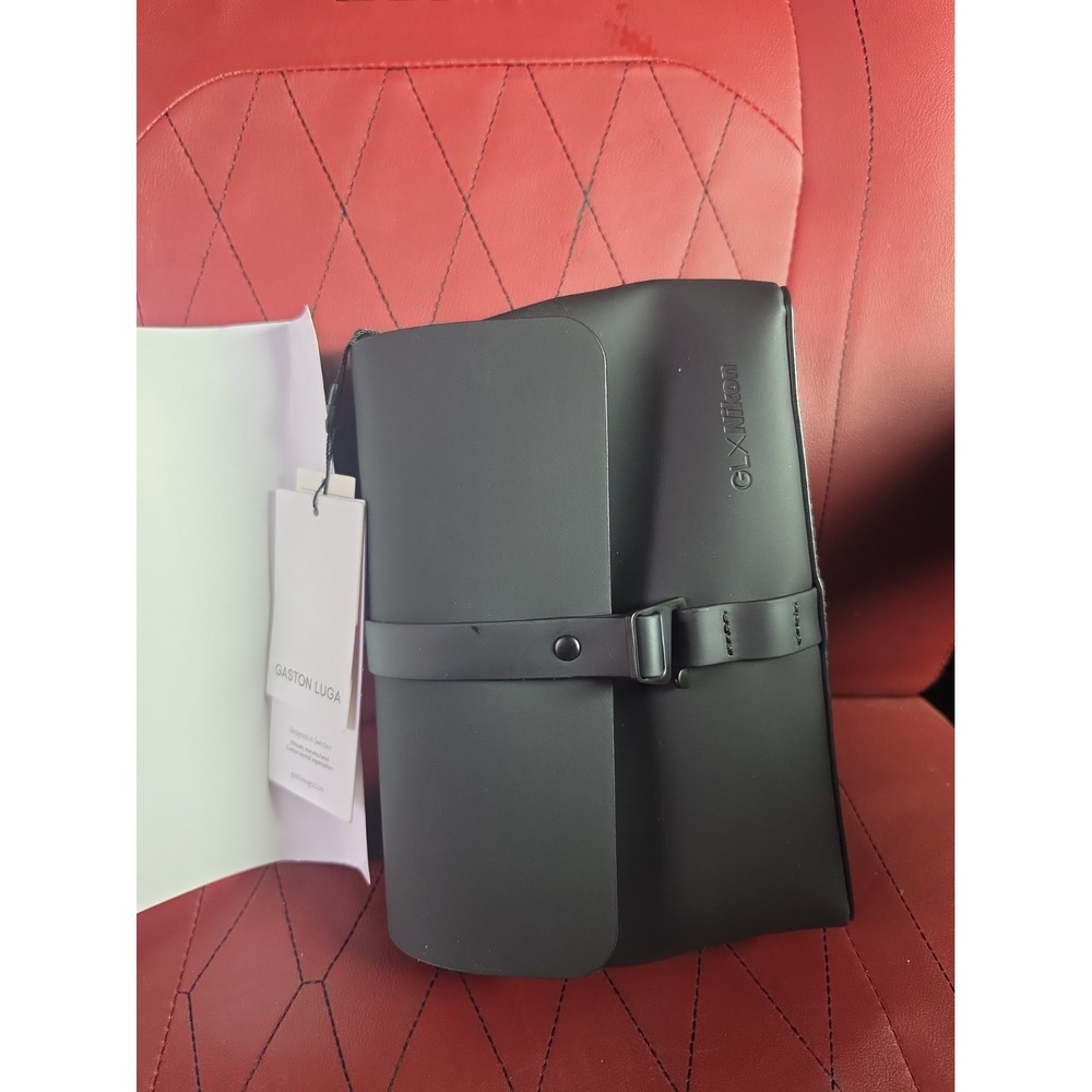 Unused Gaston Luga X Nikon Crossbody Black Matte Water Resistant Crossbody Bag